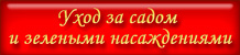 Уход за садом и зелеными насаждениями